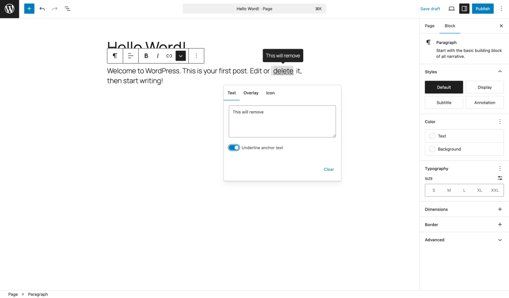 Text formatting plugin WordPress